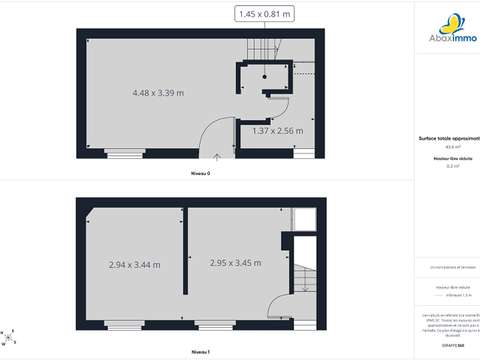 Vente maison 3 pièces