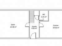 Vente maison 3 pièces
