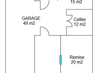 Vente maison 3 pièces