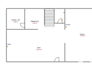 Vente maison 4 pièces