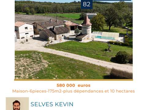 Vente maison 5 pièces Puylaroque 82