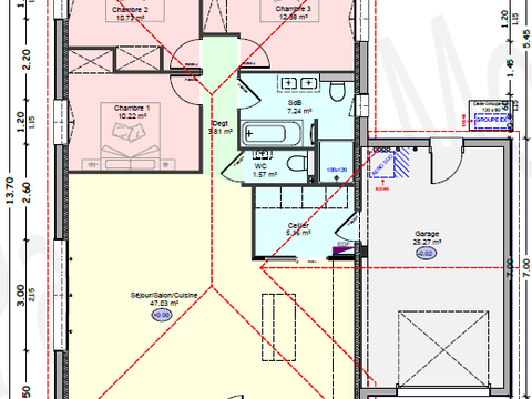 Vente maison 4 pièces