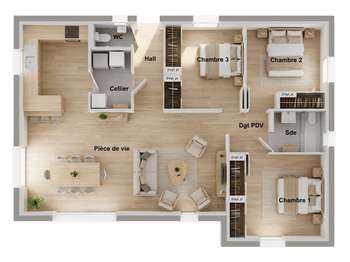 Vente Maison 3 chambresQuimper