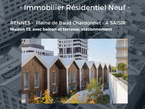 Vente Maison 3 chambresRennes Centre Ville