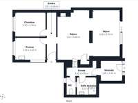 Vente maison 3 pièces