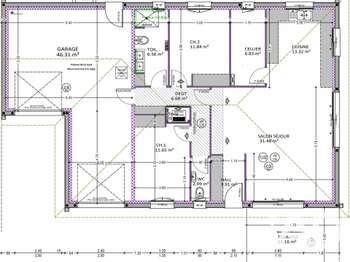Vente maison 3 pièces