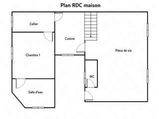 Vente maison 4 pièces