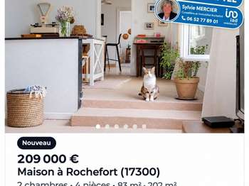 Vente Maison 2 chambresRochefort