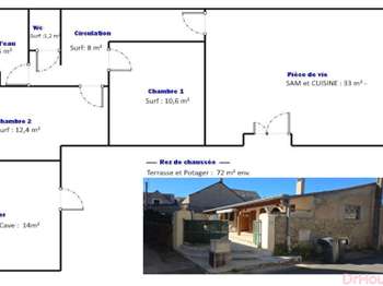 Vente maison 3 pièces