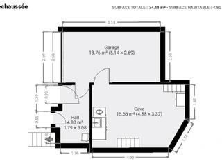 Vente maison 4 pièces