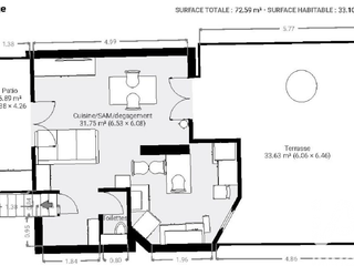 Vente maison 4 pièces