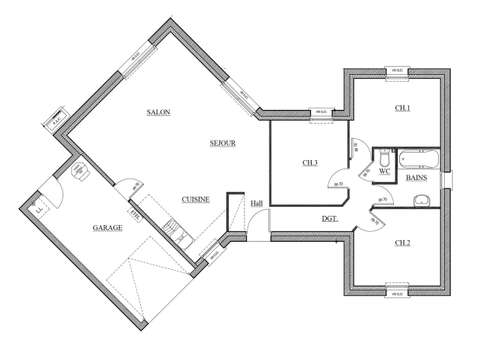 Vente maison 4 pièces