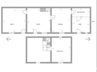 Vente maison 3 pièces Vente maison 3 pièces