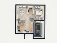 Vente maison 3 pièces