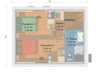 Vente maison 3 pièces