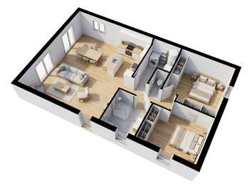 Vente maison 3 pièces Saint-André-des-Eaux 44