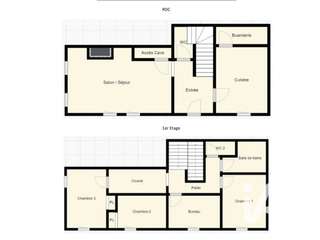 Vente maison 5 pièces