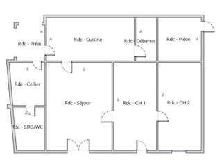 Vente maison 3 pièces