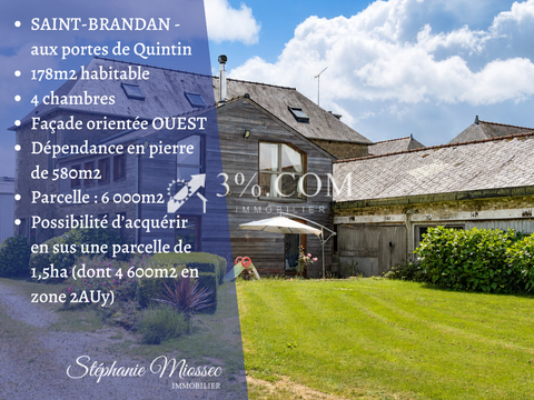 Vente maison 6 pièces Saint-Brandan 22