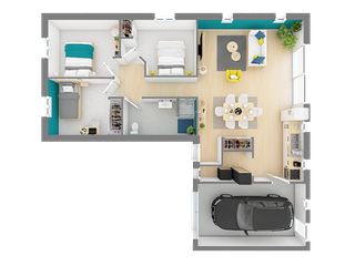 Vente maison 2 pièces