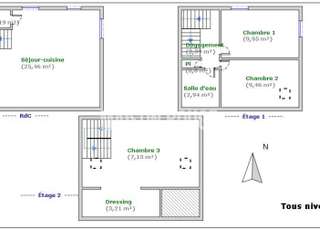 Vente maison 4 pièces