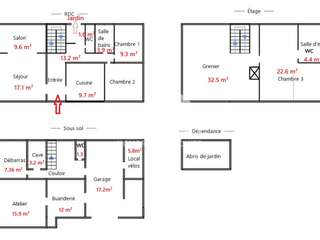 Vente maison 5 pièces
