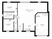 Vente maison 3 pièces