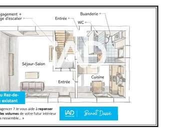 Vente maison 5 pièces