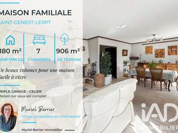 Vente Maison 7 chambresSaint-Genest-Lerpt