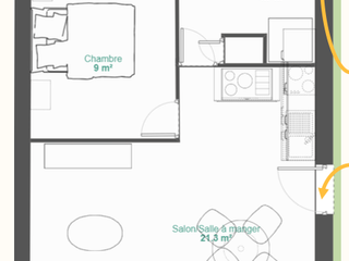 Vente maison 1 pièce