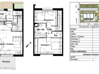 Vente maison 3 pièces Vente maison 3 pièces