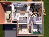 Vente maison 3 pièces