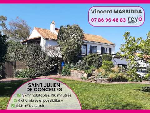 Vente maison 6 pièces Saint-Julien-de-Concelles 44