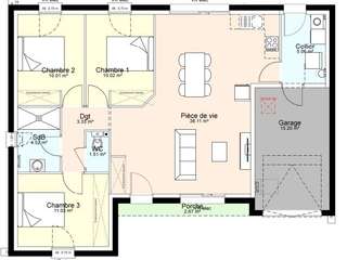 Vente maison 4 pièces Vente maison 4 pièces
