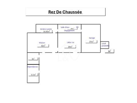 Vente maison 4 pièces Saint-Lyphard 44