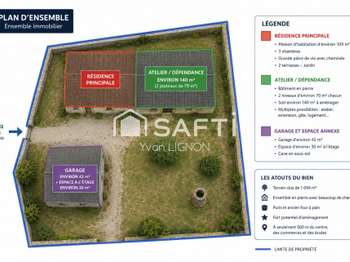 Vente maison 4 pièces Saint-Lyphard 44