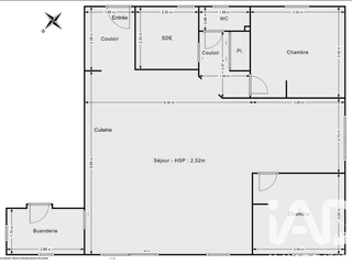 Vente maison 3 pièces