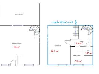 Vente maison 2 pièces