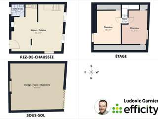 Vente maison 3 pièces