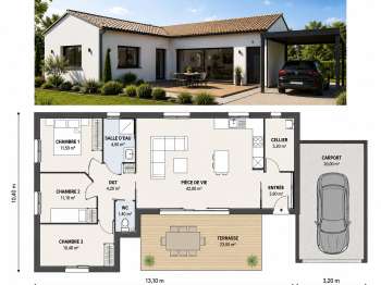 Vente maison 5 pièces
