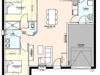 Vente maison 3 pièces