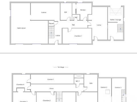 Vente maison 6 pièces