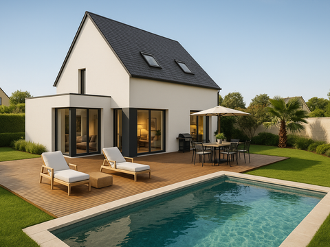 Vente maison 5 pièces Saint-Nic 29