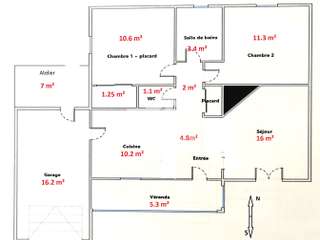 Vente maison 3 pièces