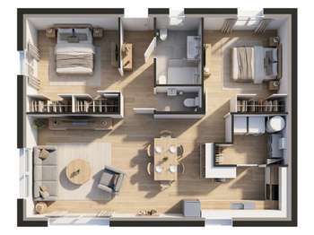 Vente Maison 2 chambresSaint-Pabu