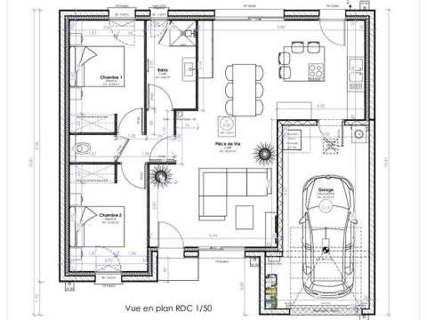 Vente maison 4 pièces