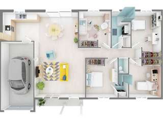 Vente maison 3 pièces