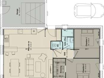 Vente maison 3 pièces