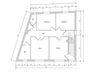 Vente maison 3 pièces