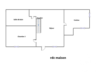 Vente maison 3 pièces